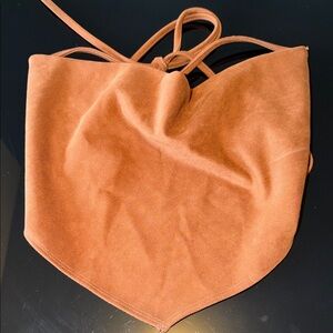 Chic Tan Women's Suede Wrap